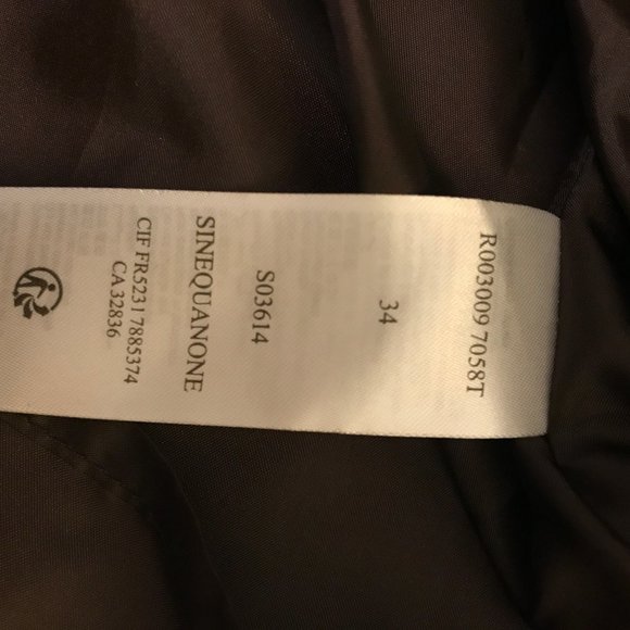 NWT SINEQUANONE Paris dress XS, FR 34. - Picture 10 of 10